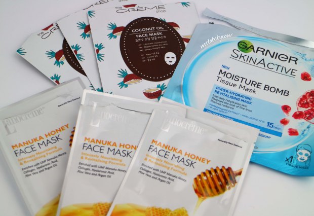 face-masks-honey-garnier-coconut